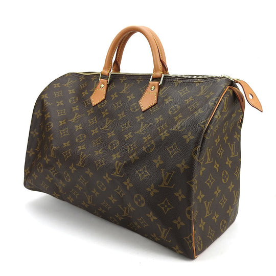 LOUIS VUITTON Handbag M41522 Monogram Brown Speedy 40 Women Used Authentic