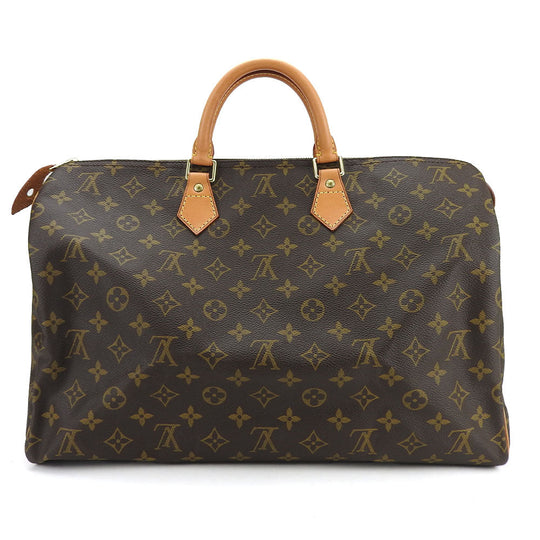 LOUIS VUITTON Handbag M41522 Monogram Brown Speedy 40 Women Used Authentic