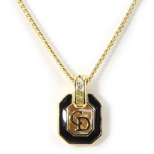 Christian Dior Necklace metal gold Women Used Authentic