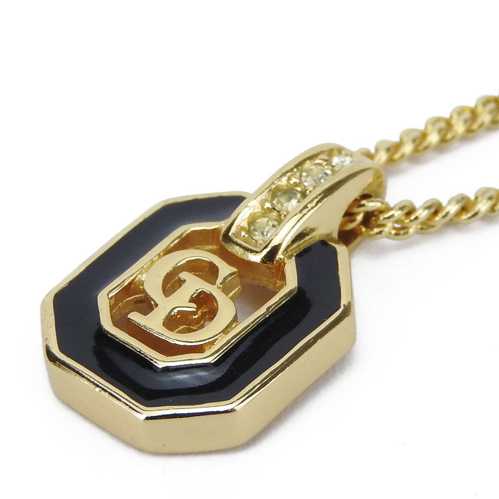 Christian Dior Necklace metal gold Women Used Authentic