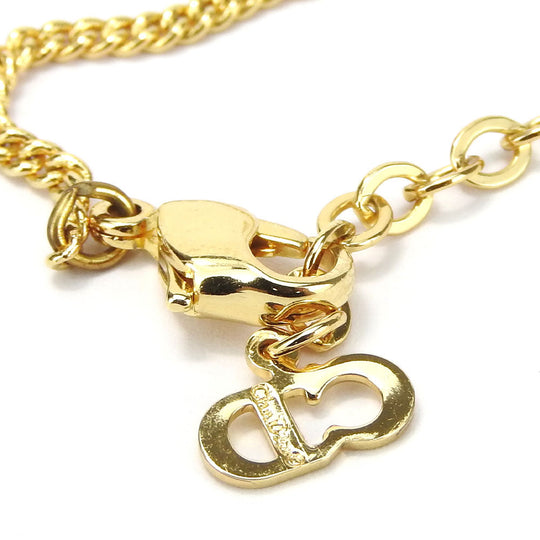 Christian Dior Necklace metal gold Women Used Authentic