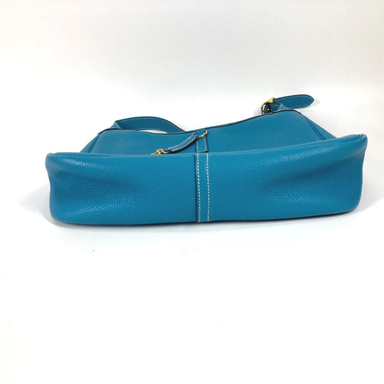 HERMES Shoulder Bag Togo blue Trim 31 Women Used Authentic