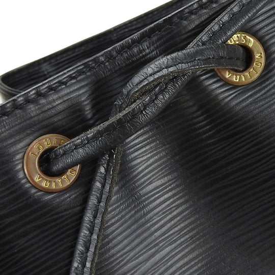 LOUIS VUITTON Shoulder Bag M59012 Epi Leather Noir Petit Noe Women Used Authentic