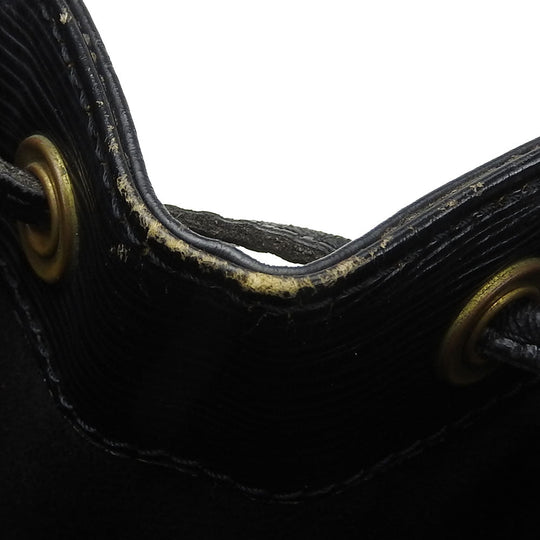 LOUIS VUITTON Shoulder Bag M59012 Epi Leather Noir Petit Noe Women Used Authentic