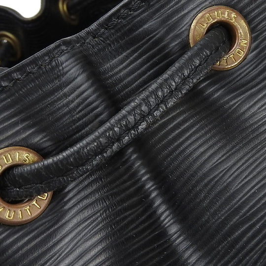 LOUIS VUITTON Shoulder Bag M59012 Epi Leather Noir Petit Noe Women Used Authentic