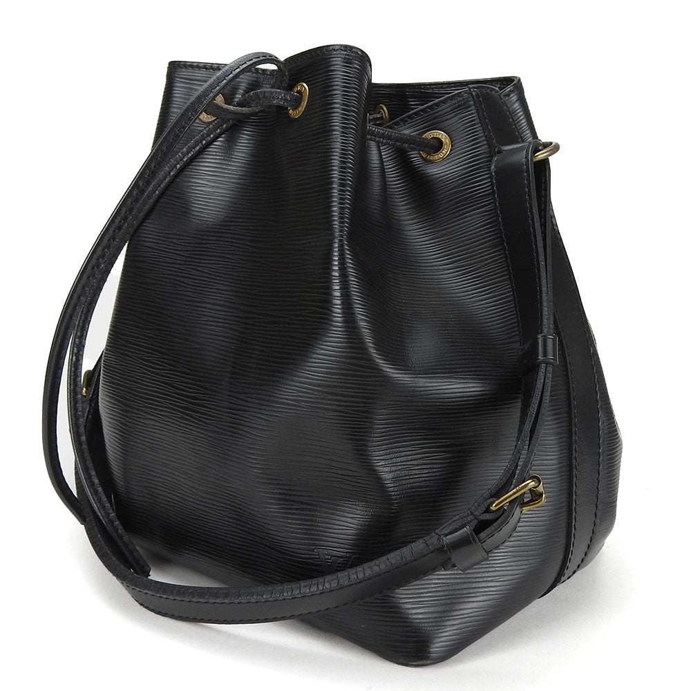 LOUIS VUITTON Shoulder Bag M59012 Epi Leather Noir Petit Noe Women Used Authentic