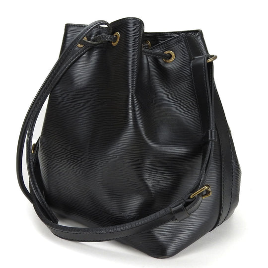 LOUIS VUITTON Shoulder Bag M59012 Epi Leather Noir Petit Noe Women Used Authentic