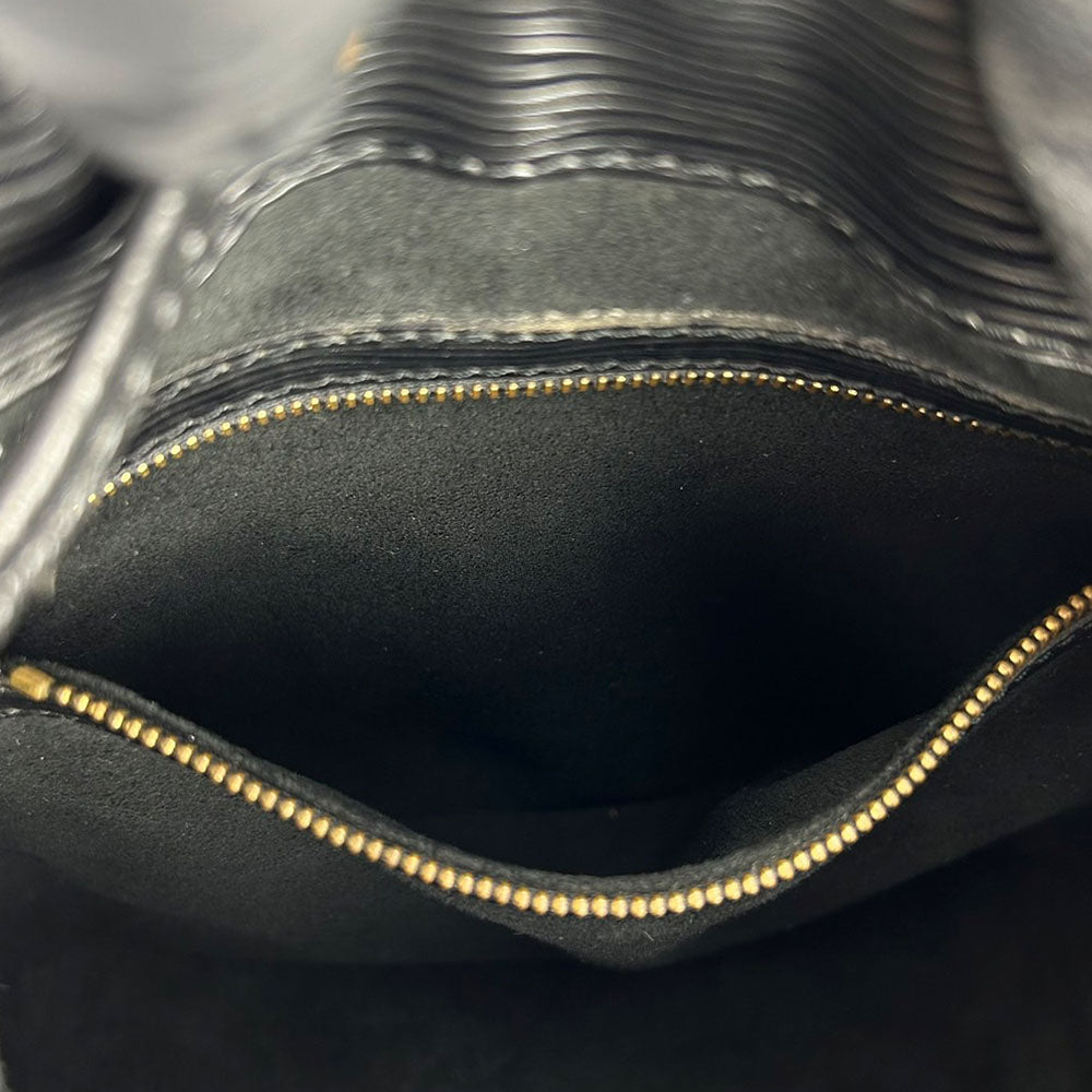 LOUIS VUITTON Shoulder Bag M59012 Epi Leather Noir Petit Noe Women Used Authentic