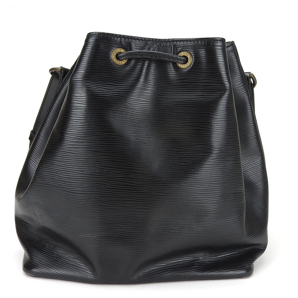 LOUIS VUITTON Shoulder Bag M59012 Epi Leather Noir Petit Noe Women Used Authentic