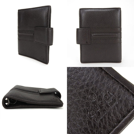 GUCCI System organizer 245821 leather Dark brown mens(Unisex) Used Authentic