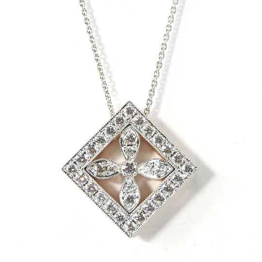 MIKIMOTO Necklace K18 White Gold, K18 Pink Gold White gold Women Used Authentic