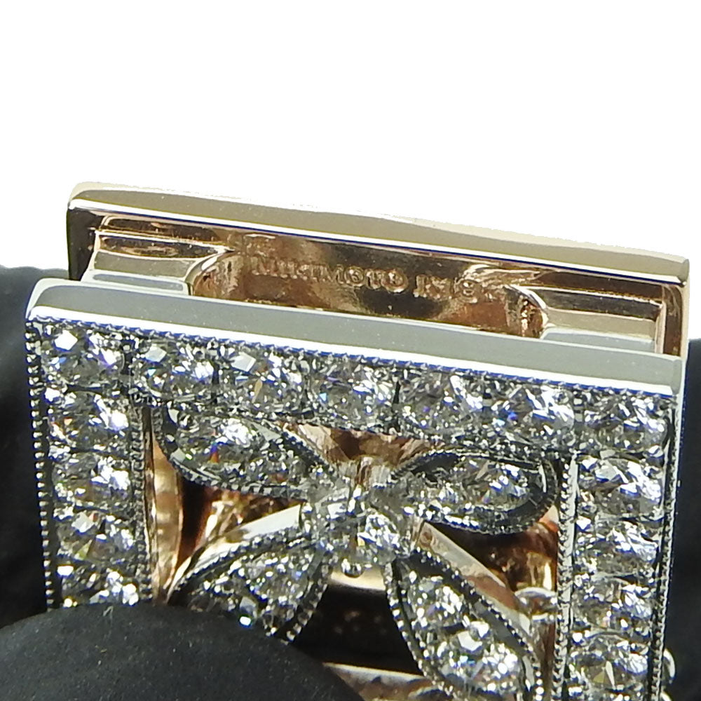 MIKIMOTO Necklace K18 White Gold, K18 Pink Gold White gold Women Used Authentic