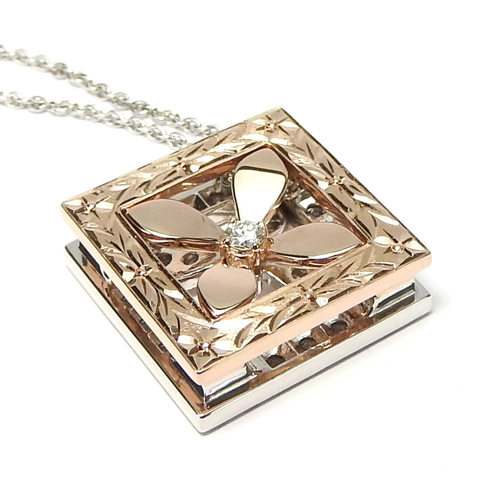 MIKIMOTO Necklace K18 White Gold, K18 Pink Gold White gold Women Used Authentic