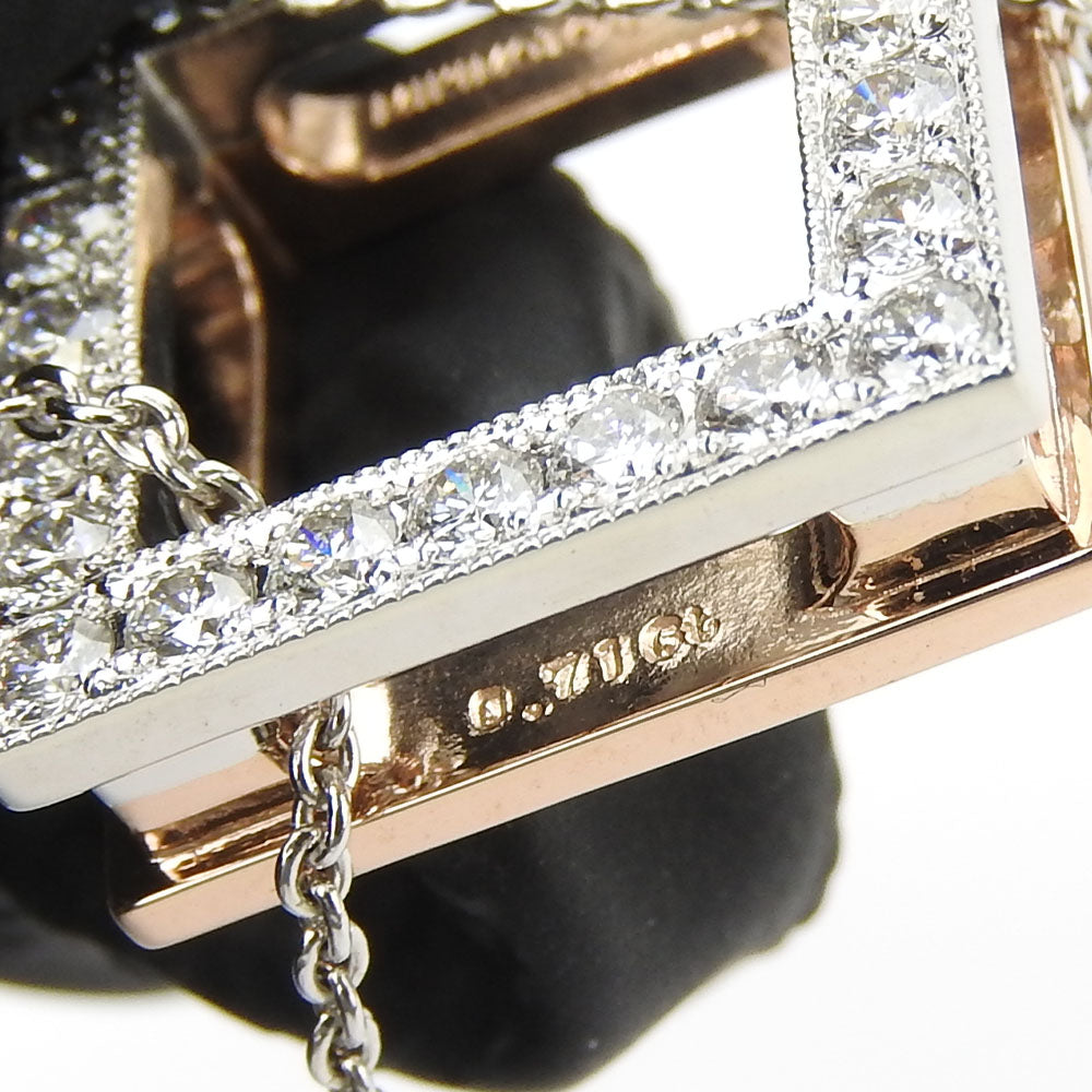 MIKIMOTO Necklace K18 White Gold, K18 Pink Gold White gold Women Used Authentic