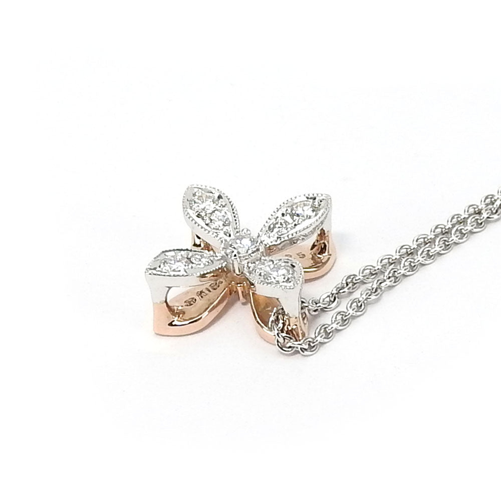 MIKIMOTO Necklace K18 White Gold, K18 Pink Gold White gold Women Used Authentic