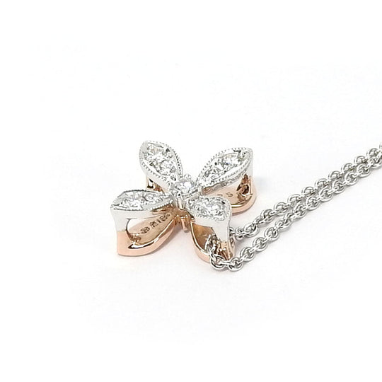 MIKIMOTO Necklace K18 White Gold, K18 Pink Gold White gold Women Used Authentic