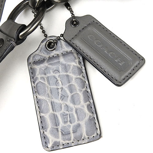 COACH Tote Bag 18303 Leather, Patent Leather gray Women Used Authentic