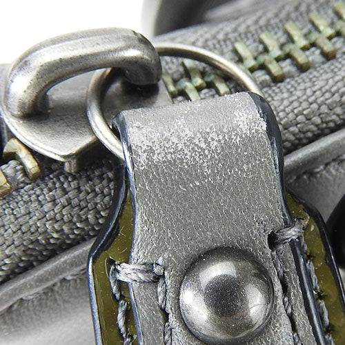 COACH Tote Bag 18303 Leather, Patent Leather gray Women Used Authentic