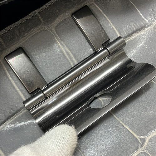 COACH Tote Bag 18303 Leather, Patent Leather gray Women Used Authentic