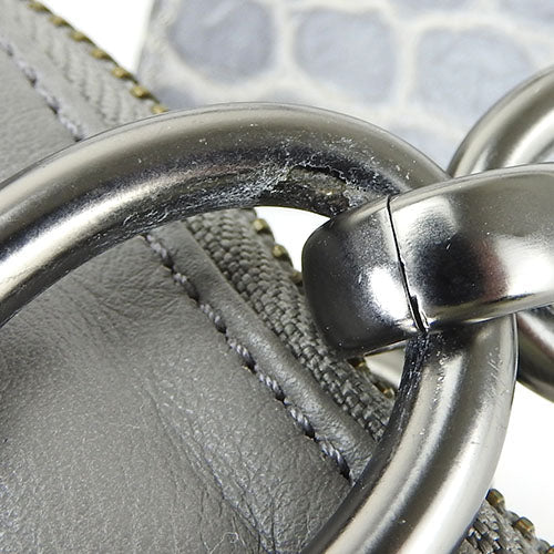 COACH Tote Bag 18303 Leather, Patent Leather gray Women Used Authentic