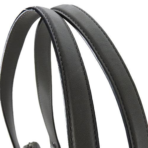 COACH Tote Bag 18303 Leather, Patent Leather gray Women Used Authentic