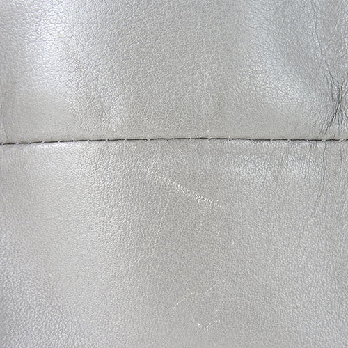 COACH Tote Bag 18303 Leather, Patent Leather gray Women Used Authentic