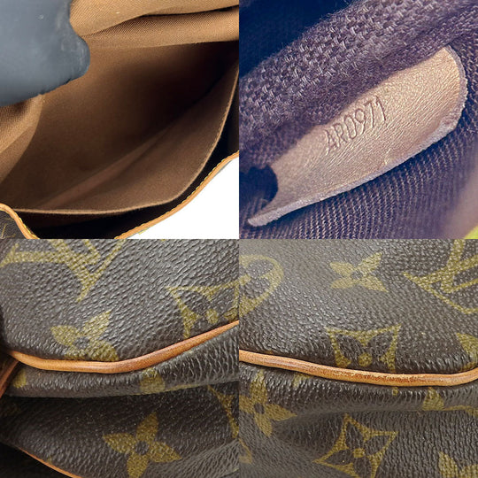 LOUIS VUITTON Shoulder Bag M42256 Monogram Brown Saumur 30 mens(Unisex) Used Authentic