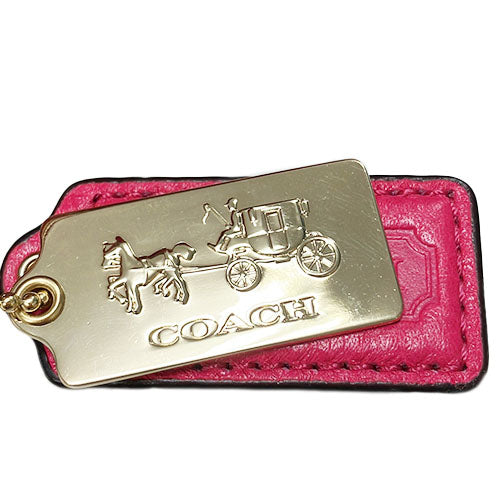 COACH Tote Bag 26282 Canvas, Leather pink Women Used Authentic