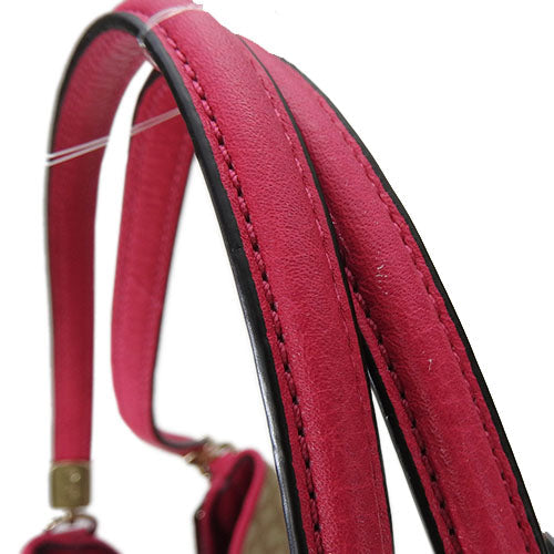 COACH Tote Bag 26282 Canvas, Leather pink Women Used Authentic