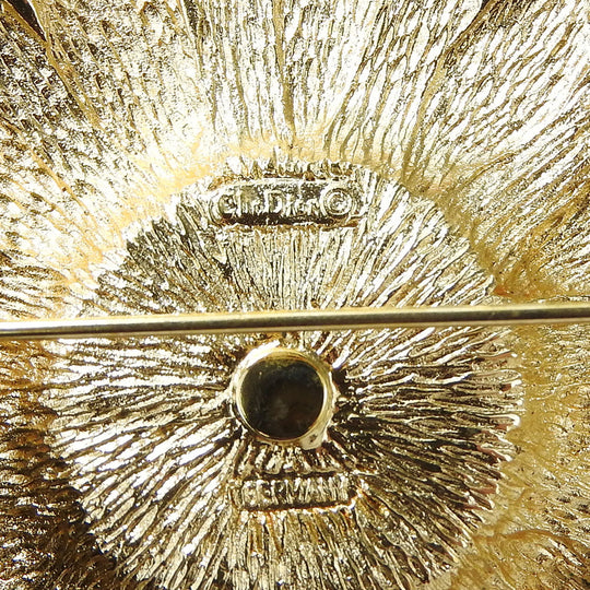 Christian Dior Brooch metal gold Women Used Authentic