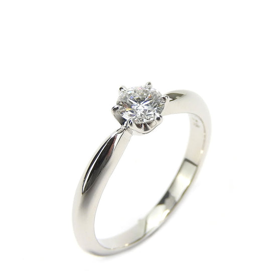 MIKIMOTO Ring Pt950Platinum, Diamond Platinum Women Used Authentic