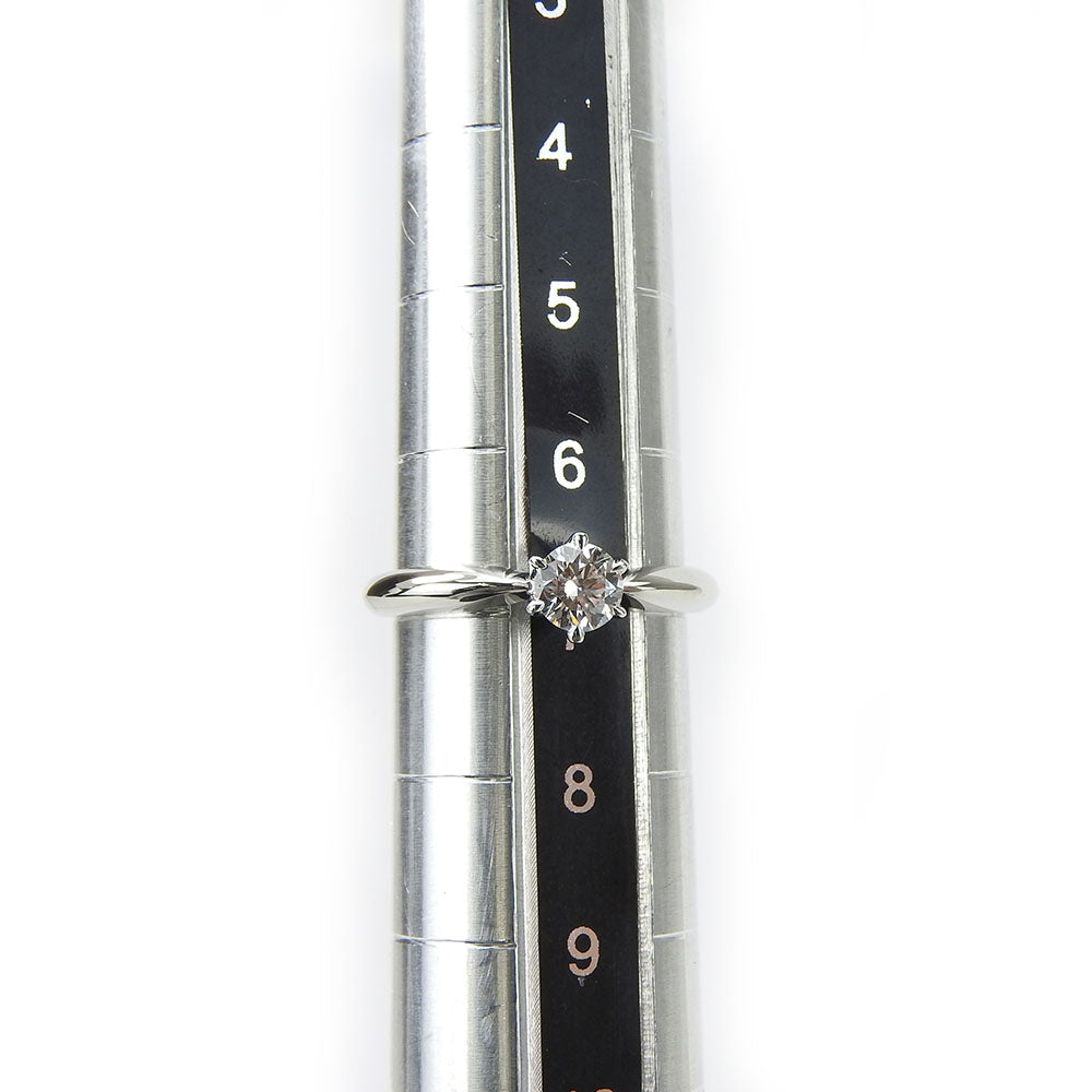 MIKIMOTO Ring Pt950Platinum, Diamond Platinum Women Used Authentic