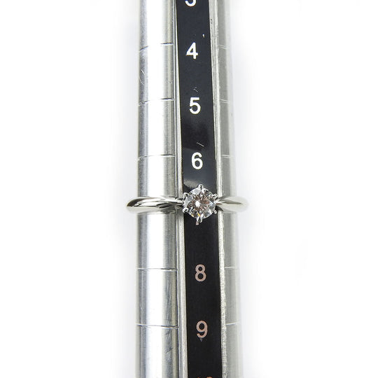 MIKIMOTO Ring Pt950Platinum, Diamond Platinum Women Used Authentic