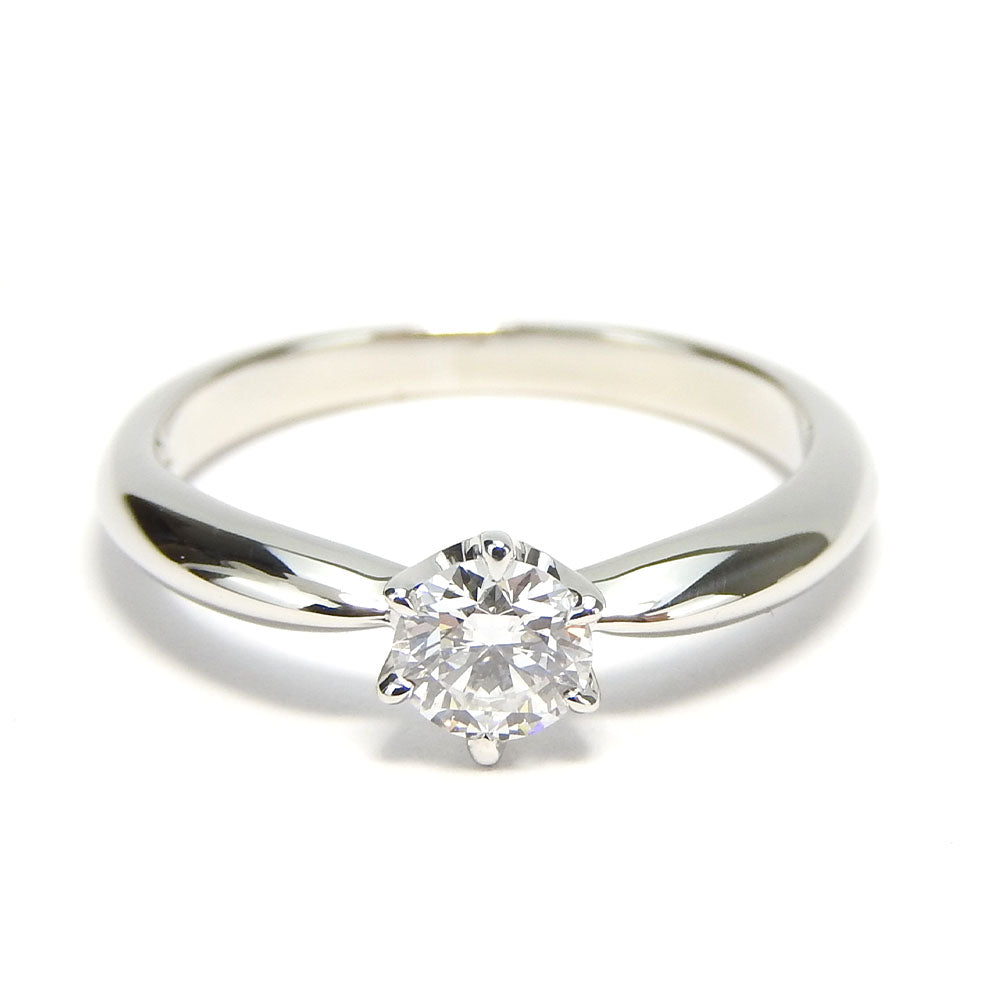 MIKIMOTO Ring Pt950Platinum, Diamond Platinum Women Used Authentic