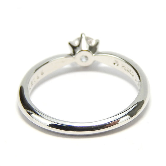 MIKIMOTO Ring Pt950Platinum, Diamond Platinum Women Used Authentic