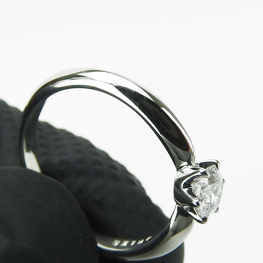 MIKIMOTO Ring Pt950Platinum, Diamond Platinum Women Used Authentic