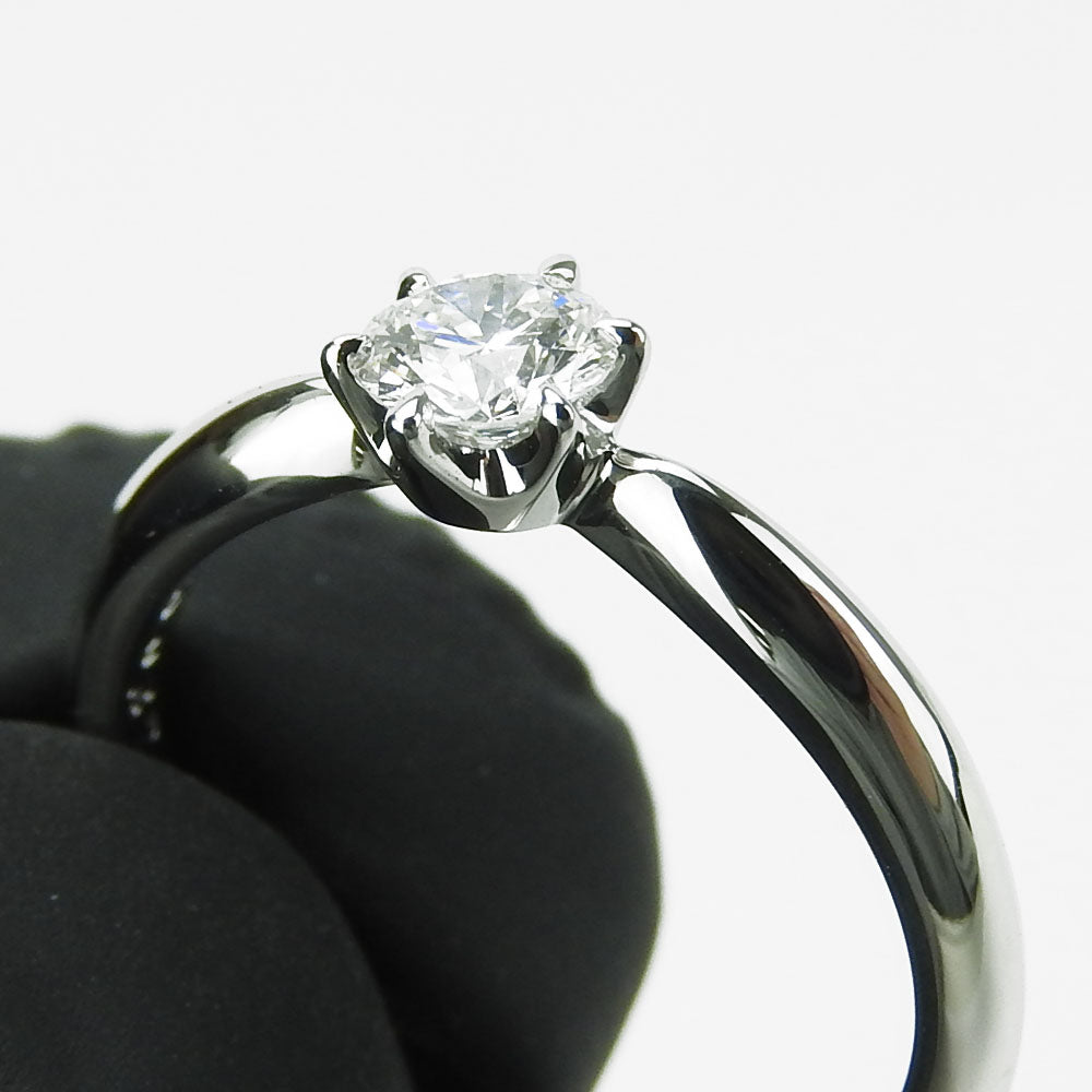 MIKIMOTO Ring Pt950Platinum, Diamond Platinum Women Used Authentic