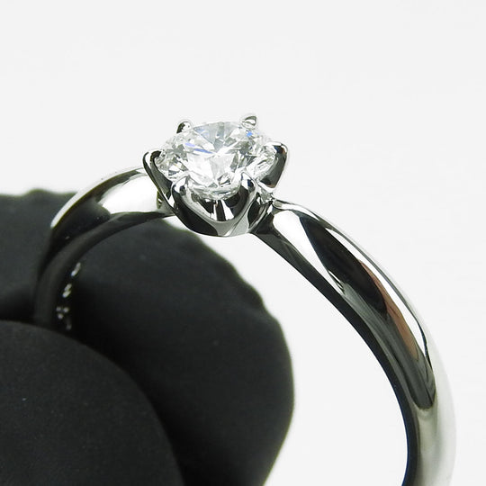 MIKIMOTO Ring Pt950Platinum, Diamond Platinum Women Used Authentic