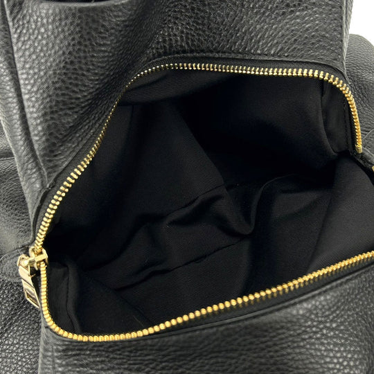 COACH Tote Bag F35723 leather black Women Used Authentic