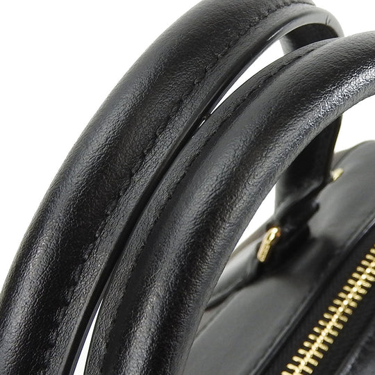 COACH Handbag F58312 Leather, PVC black Signature Mini Bennett Satchel Women Used Authentic