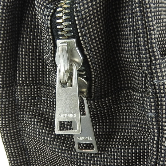 HERMES Tote Bag canvas gray Her Line Tote MM unisex(Unisex) Used Authentic