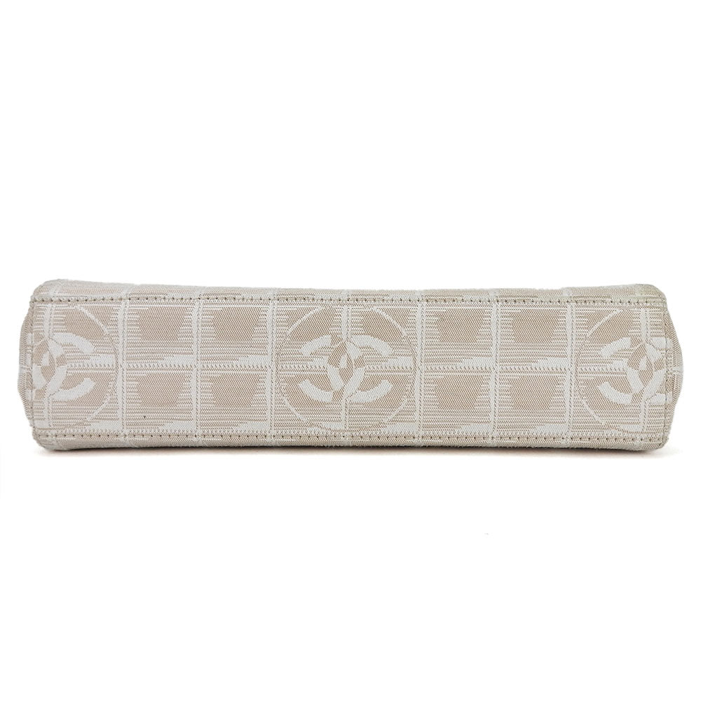 CHANEL Shoulder Bag Nylon beige New travel line Women Used Authentic