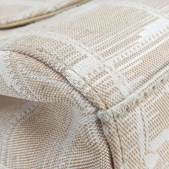 CHANEL Shoulder Bag Nylon beige New travel line Women Used Authentic