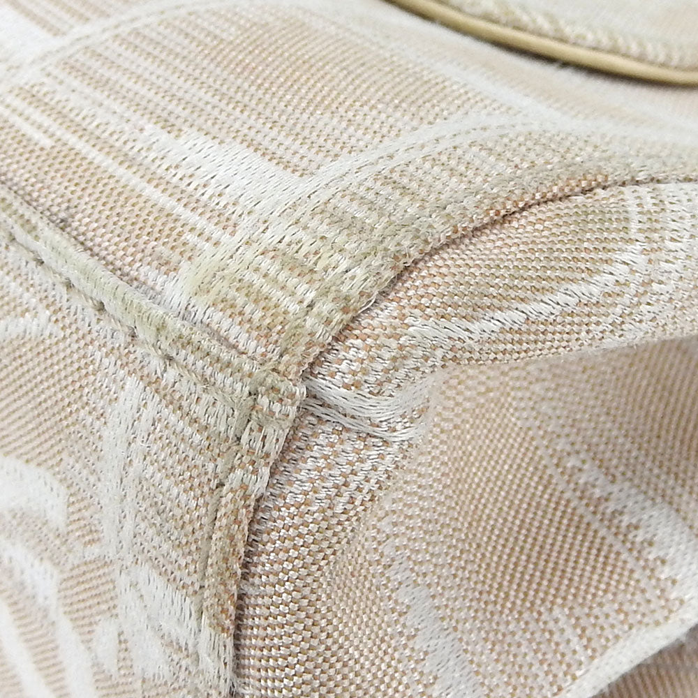 CHANEL Shoulder Bag Nylon beige New travel line Women Used Authentic