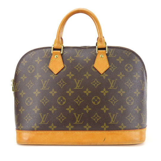 LOUIS VUITTON Handbag M51130 Monogram Brown Alma Women Used Authentic