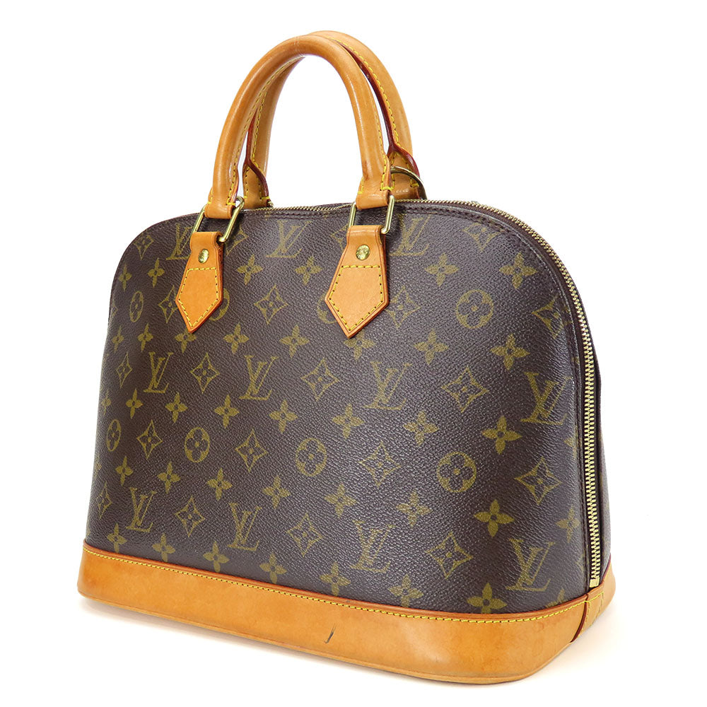 LOUIS VUITTON Handbag M51130 Monogram Brown Alma Women Used Authentic