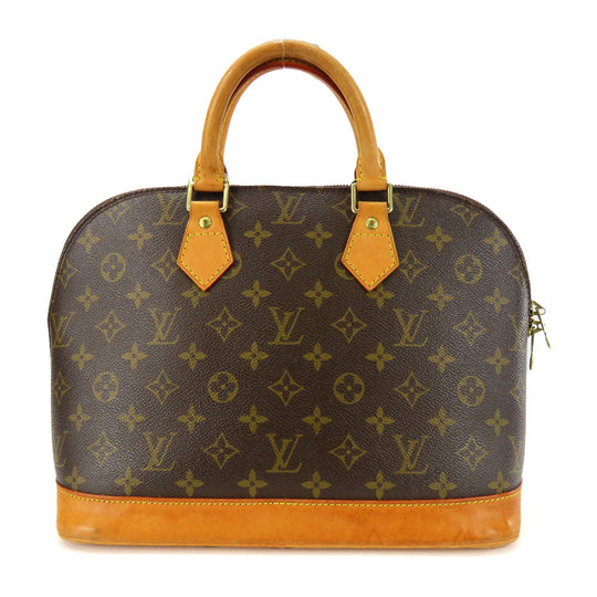 LOUIS VUITTON Handbag M51130 Monogram Brown Alma Women Used Authentic
