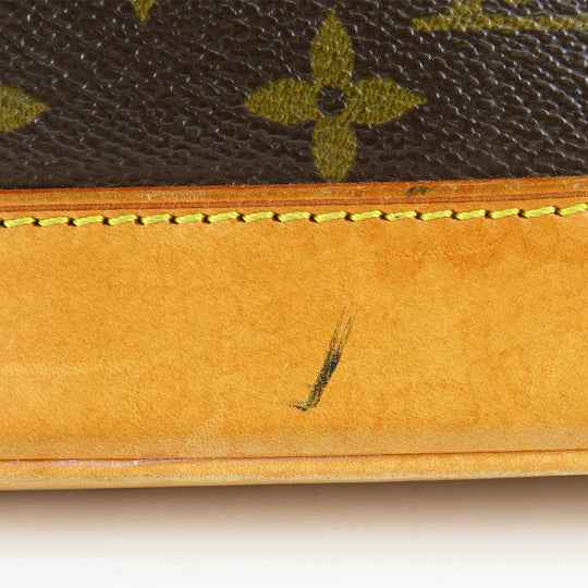 LOUIS VUITTON Handbag M51130 Monogram Brown Alma Women Used Authentic