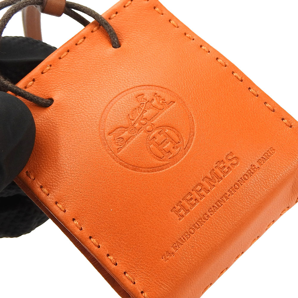 HERMES Bag charm Anyo Miro Orange sack orange Women Used Authentic