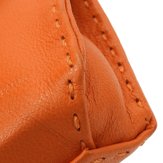 HERMES Bag charm Anyo Miro Orange sack orange Women Used Authentic